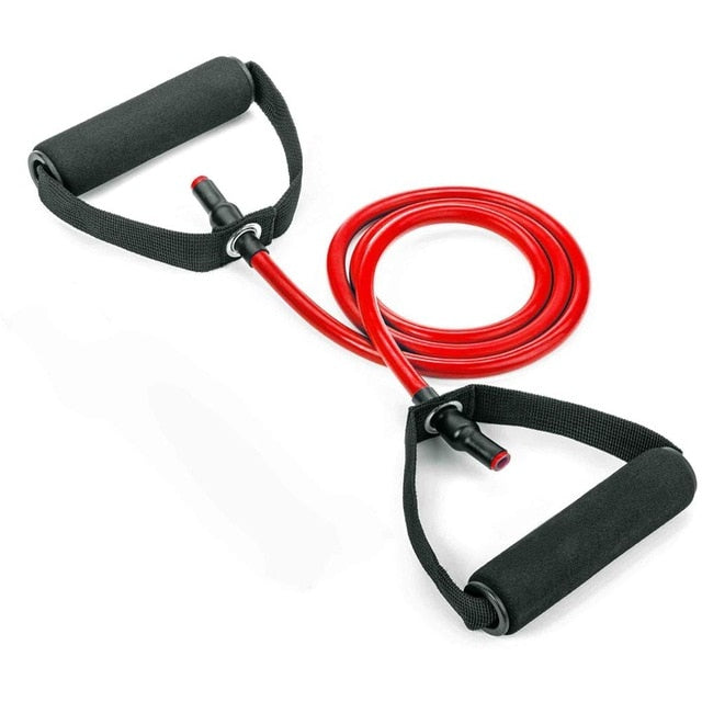 120cm Elasticated Resistance Bands with Anchors