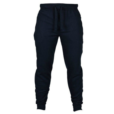 Solid Color Casual Drawstrings Gym Jogger Pants