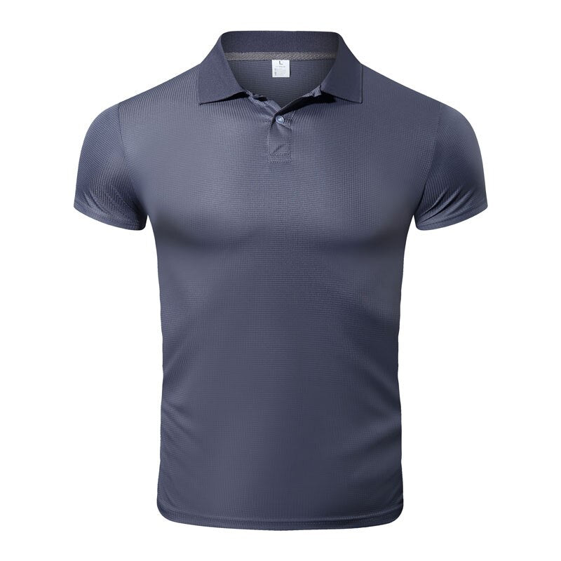 Short Sleeves Collared Polo Gym T-Shirts