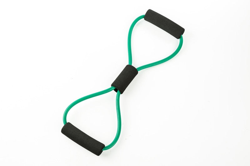 Figure 8 Shaped Resistance Band Exercisers with Grips