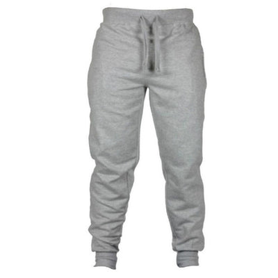 Solid Color Casual Drawstrings Gym Jogger Pants