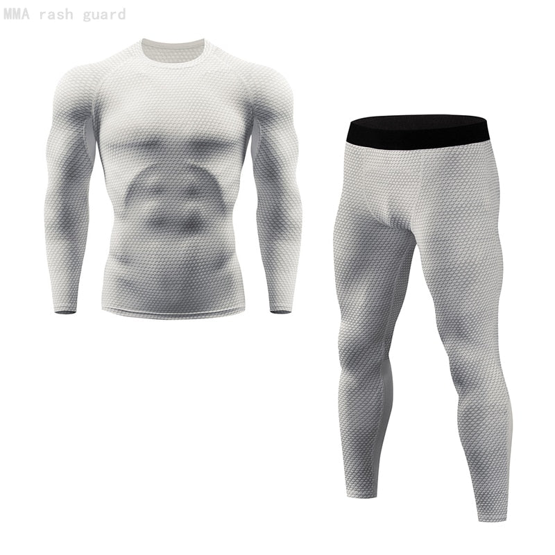 Compression Tracksuit Set for Fitness MMA