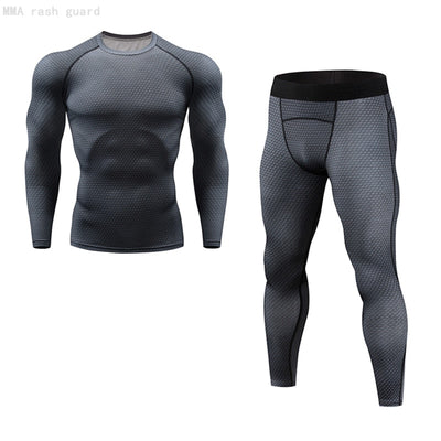 Compression Tracksuit Set for Fitness MMA