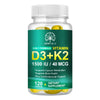 Vitamin D3K2 Capsules for Immune Support and Heart Health