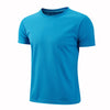 Quick Drying Solid Color Round Neck T-Shirts