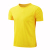 Quick Drying Solid Color Round Neck T-Shirts